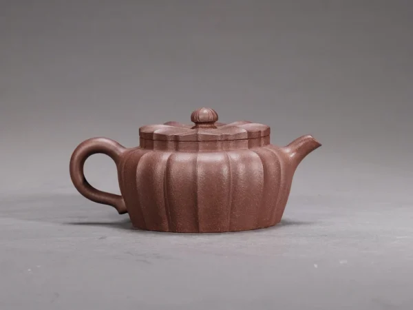 鸣远菱花.紫泥.容量200cc