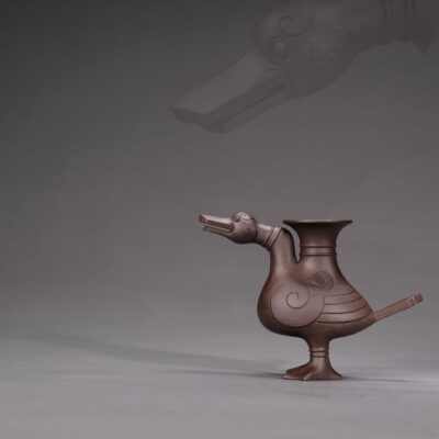 Chen Mingyuan Style Bronze-Style Duck Zun