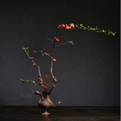 Chen Mingyuan Style Bronze-Style Duck Zun