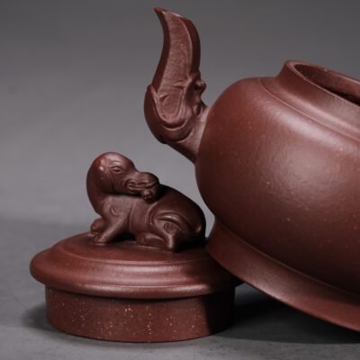 Elephant Knob Dragon Spout Palace Lantern Teapot