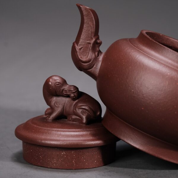 Elephant Knob Dragon Spout Palace Lantern Teapot