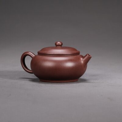 Flat Round Teapot