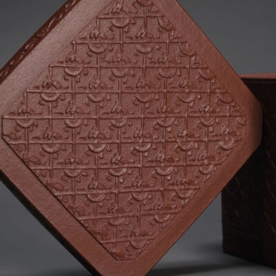 Jade Dragon Pig Octagonal Tea Caddy