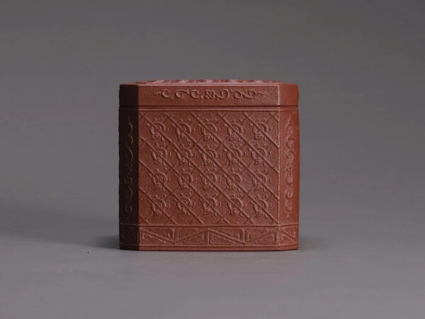 Jade Dragon Pig Octagonal Tea Caddy