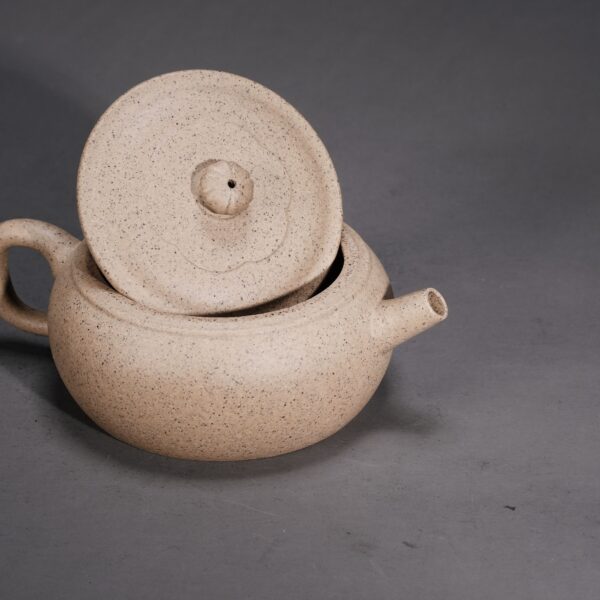 Tiancha Xing Zhou Jishan Chrysanthemum Knob Stone Drum Teapot